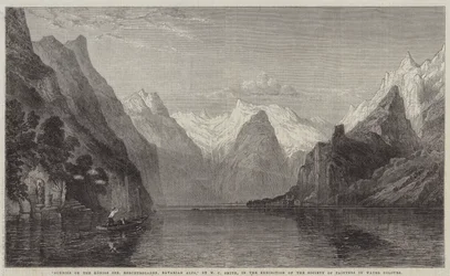 Sunrise on the Konigs See, Berchtesgaden, Bavarian Alps